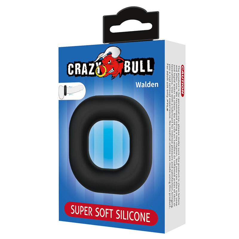 CRAZY BULL – Anel Peniano De Silicone Super Macio Walden Preto - Image 6