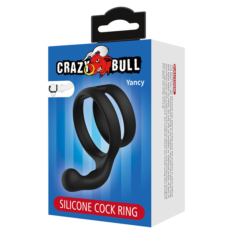 CRAZY BULL – Anel Duplo Para Pênis E Testículos Yancy Preto - Image 7