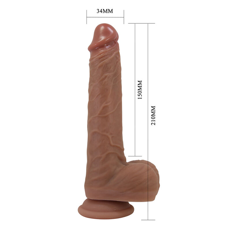 REMOTE CONTROL – Pretty Love - Jonathan Vibrador Realista Com Controle Remoto - Marrom - Image 8