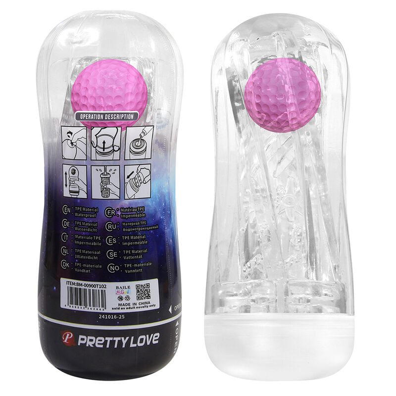 BODIES & MASTURBATORS – Pretty Love - Copo De Masturbação Texturizado 360º Transparente - Image 9