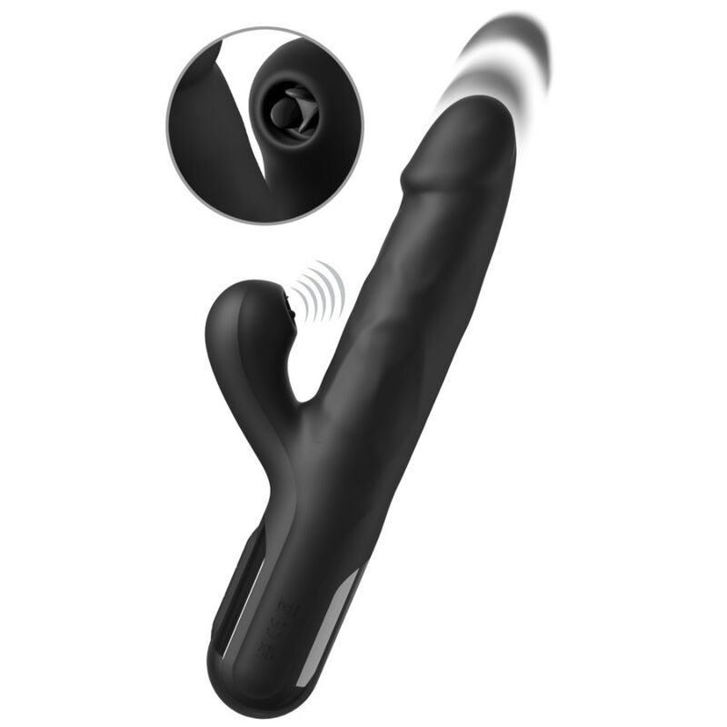 FETISH FANTASY SERIES – Vibrador Coelho De Silicone Sonix Preto - Image 3