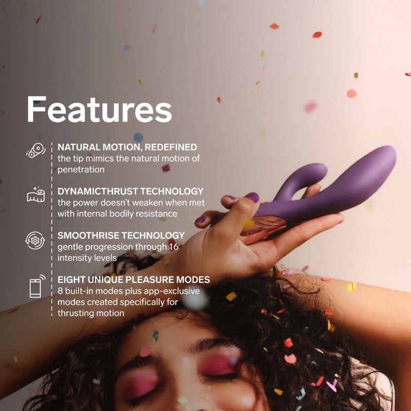 LELO – Ina Thrust Rabbit Vibrador De Empurra Roxo - Image 8
