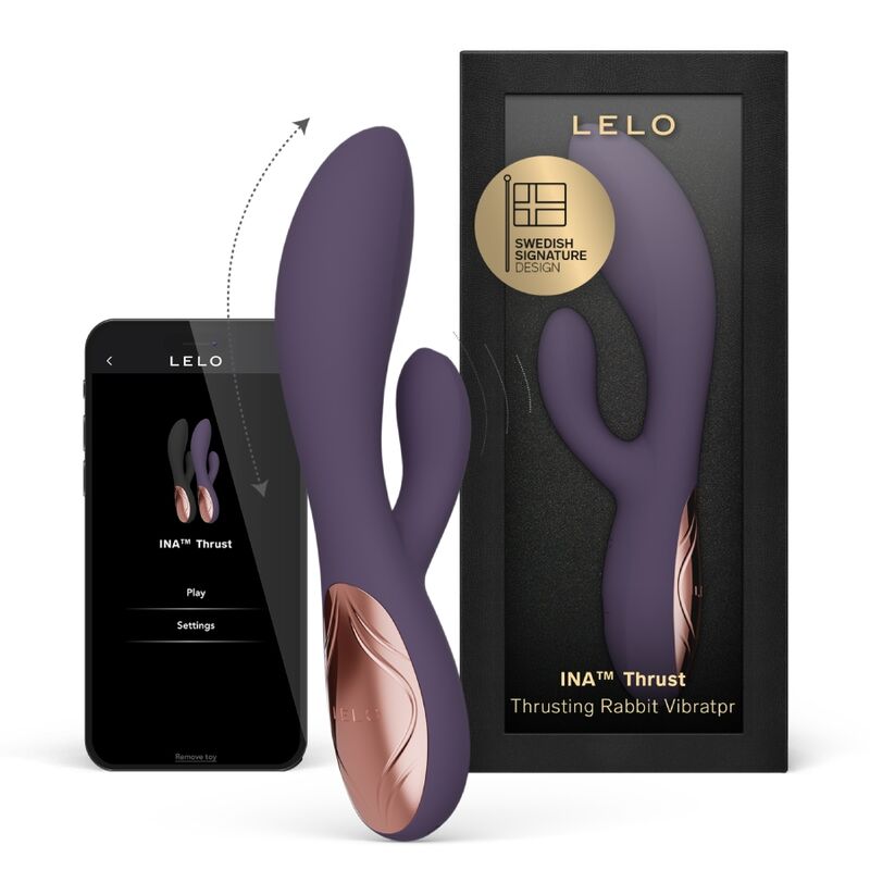 LELO – Ina Thrust Rabbit Vibrador De Empurra Roxo