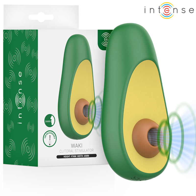 INTENSE FUN TOYS – Intense - Waki Abacate Estimulador De Sucção Clitorial - Image 2
