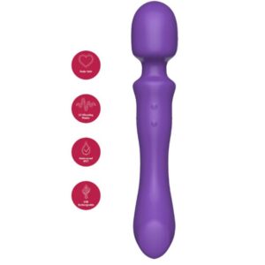 SHE.E.O – Varinha Massageadora Vibratória De Duas Pontas Roxa