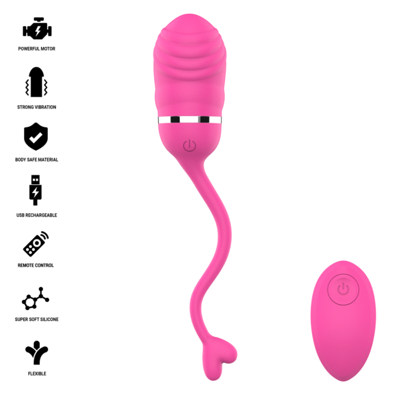 INTENSE REMOTE CONTROL – Intense - Sookie Ovo Vibratório Com Controle Remoto Rosa