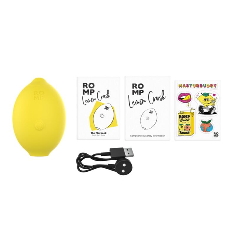 ROMP – Lemon Crush Pleasure Air Estimulador Clitórico Amarelo - Image 12