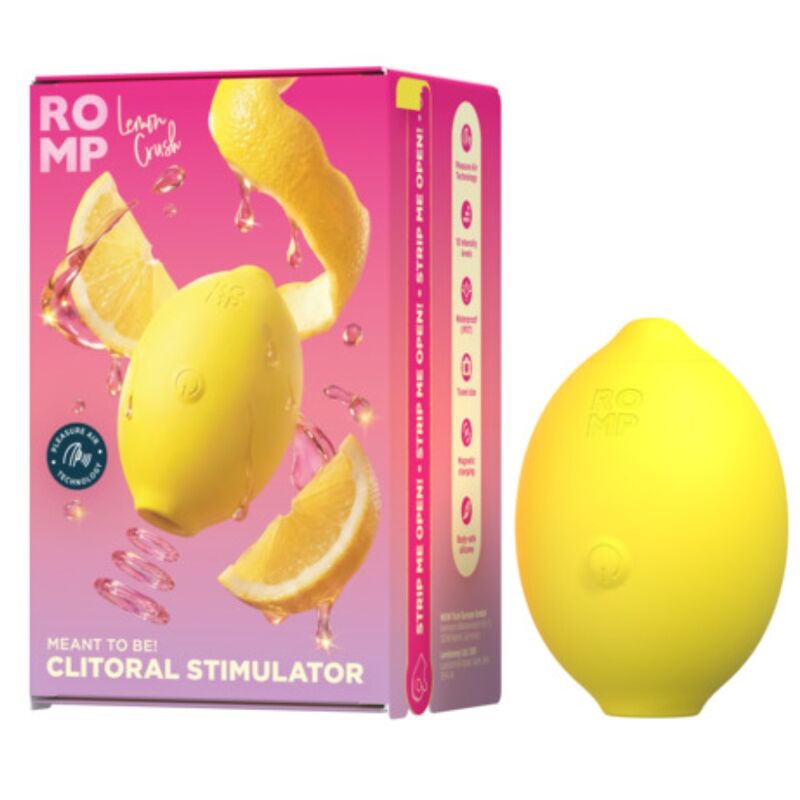 ROMP – Lemon Crush Pleasure Air Estimulador Clitórico Amarelo - Image 8
