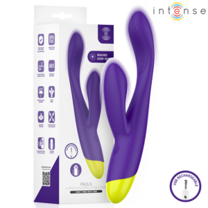INTENSE HIGH TECH – Intense - Paolo Estimulador De Coelho Recarregável Para Ponto G E Clitóris