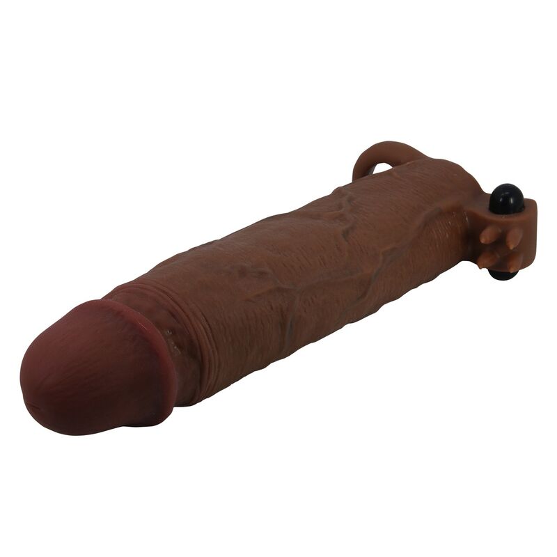 DILDOS – Pretty Love - Capa Vibratória Para Pênis Xerxes 22 Cm Ø 4,5 Cm Marrom - Image 5