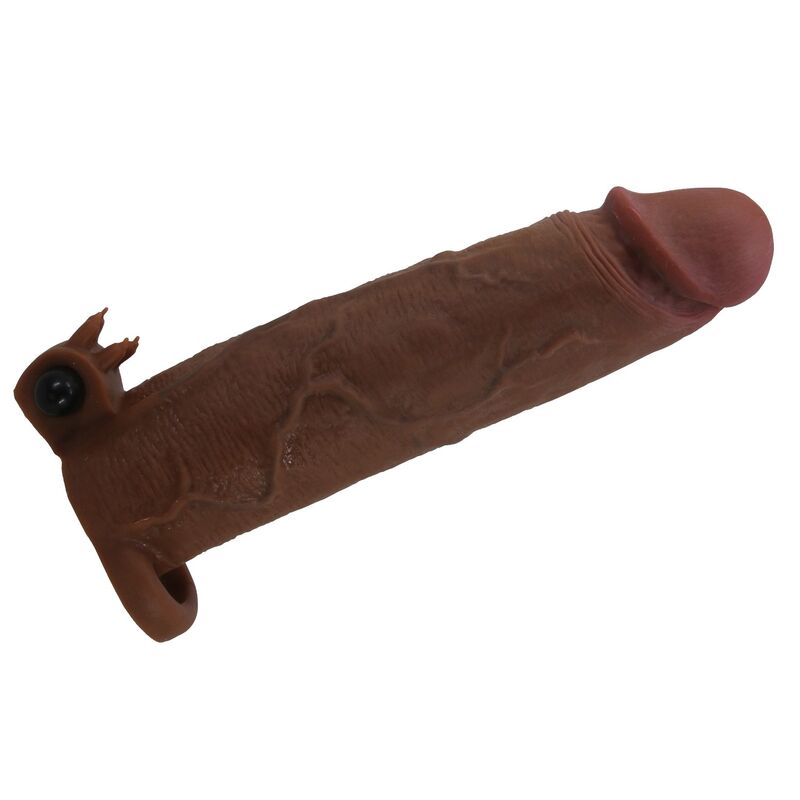 DILDOS – Pretty Love - Capa Vibratória Para Pênis Xerxes 22 Cm Ø 4,5 Cm Marrom - Image 4