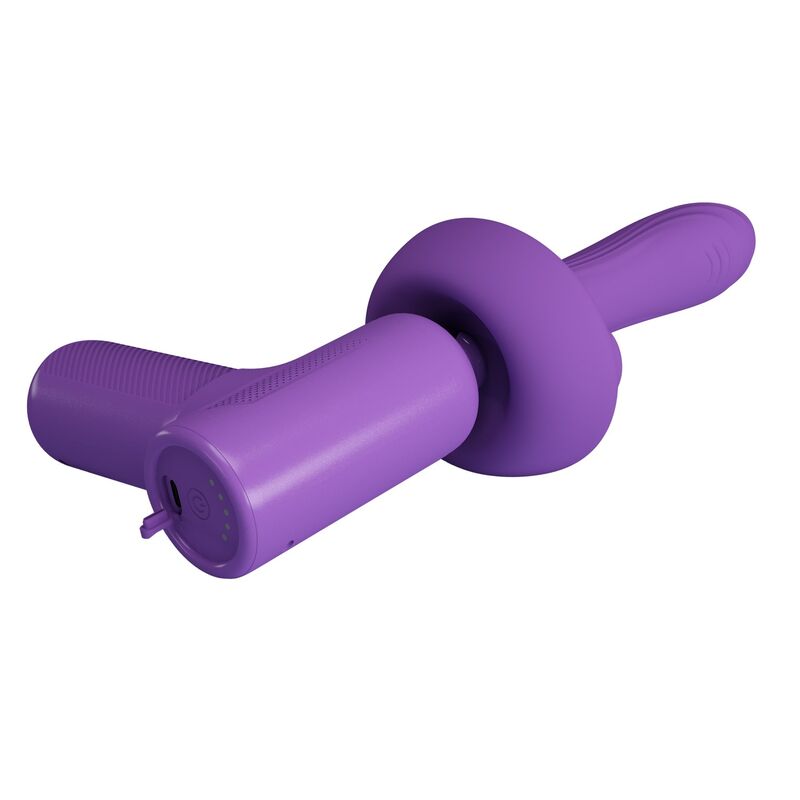 HIGH TECH – Pretty Love - Pistola De Massagem Com Impulso Vito 5 Modos Roxa - Image 4