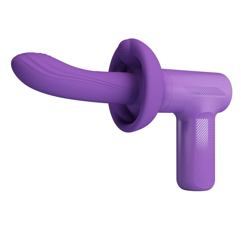 HIGH TECH – Pretty Love - Pistola De Massagem Com Impulso Vito 5 Modos Roxa - Image 2