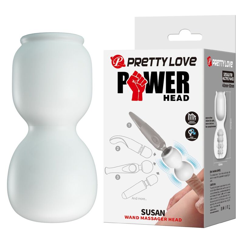 PRETTY LOVE – Acessório Massageador De Cabeça Susan Power Ø 6,5 Cm