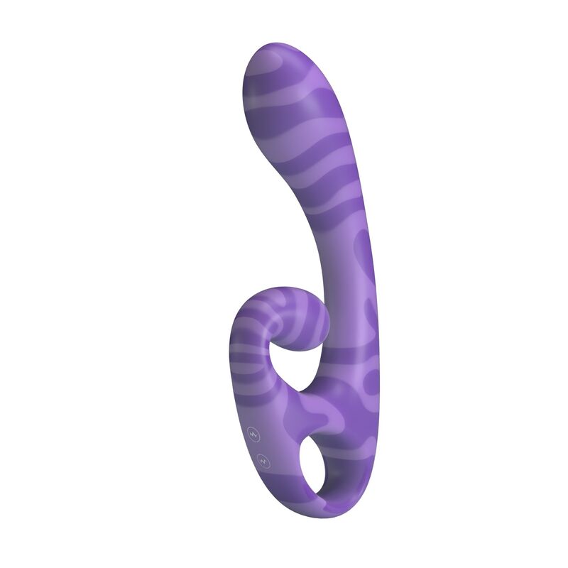 HIGH TECH – Pretty Love - Summer Vibrador De Duas Pontas Com Alça 19 Cm Ø 3,5 Cm Roxo