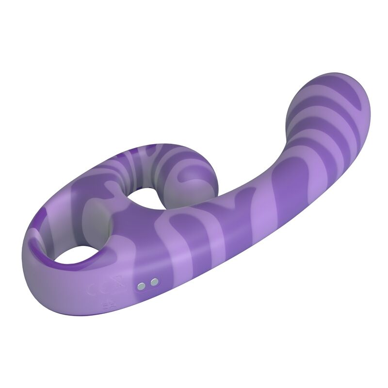 HIGH TECH – Pretty Love - Summer Vibrador De Duas Pontas Com Alça 19 Cm Ø 3,5 Cm Roxo - Image 5