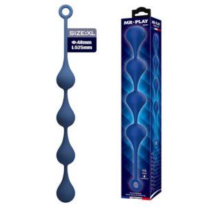 Fotografia do Bolas Anais de Silicone Azul Tamanho XL 52,5 cm