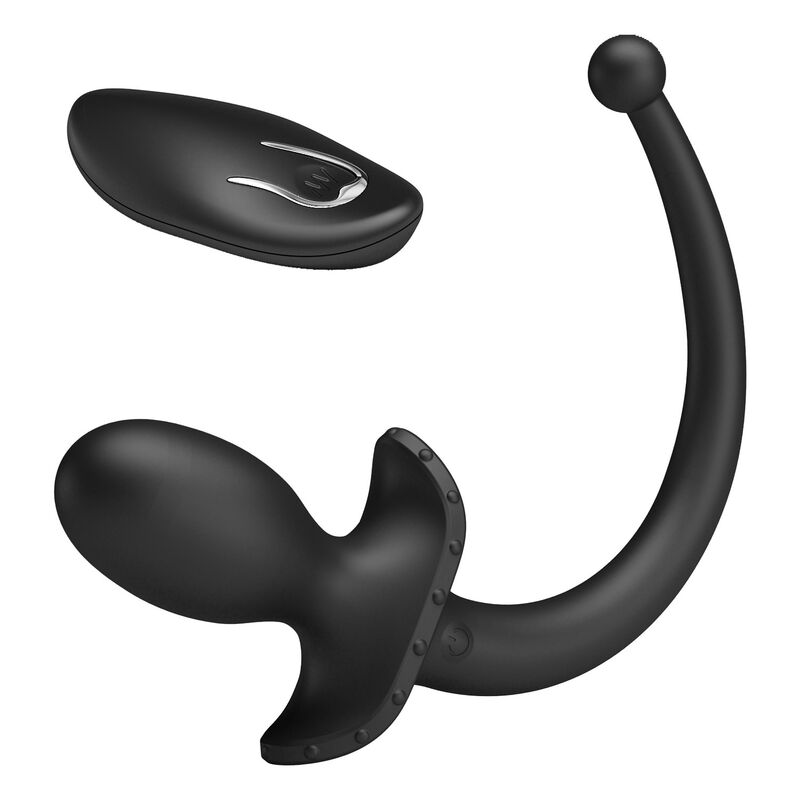 MR PLAY – Vibrador Anal E Períneo Com Controle Remoto Sem Fio, Preto - Image 6