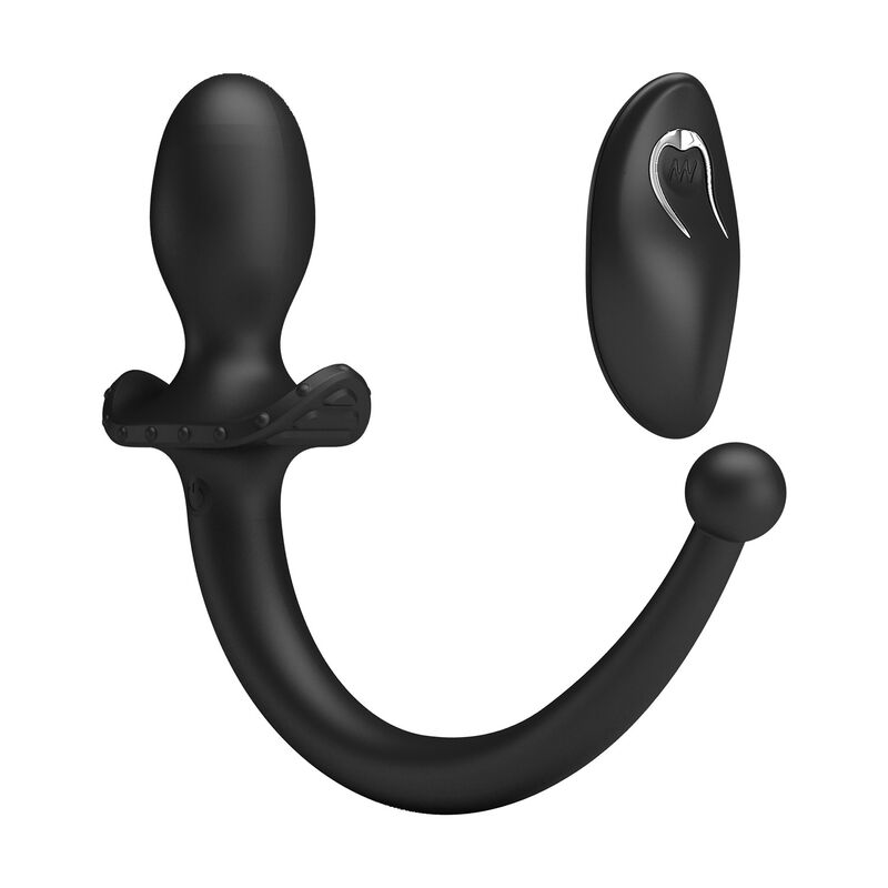 MR PLAY – Vibrador Anal E Períneo Com Controle Remoto Sem Fio, Preto - Image 4