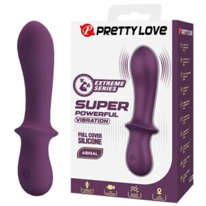 HIGH TECH – Pretty Love - Vibrador Recarregável Abigail Com 10 Funções - Roxo