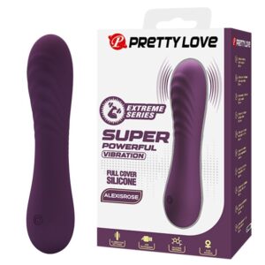 HIGH TECH – Pretty Love - Vibrador Recarregável Alexisrose Com 10 Funções - Roxo