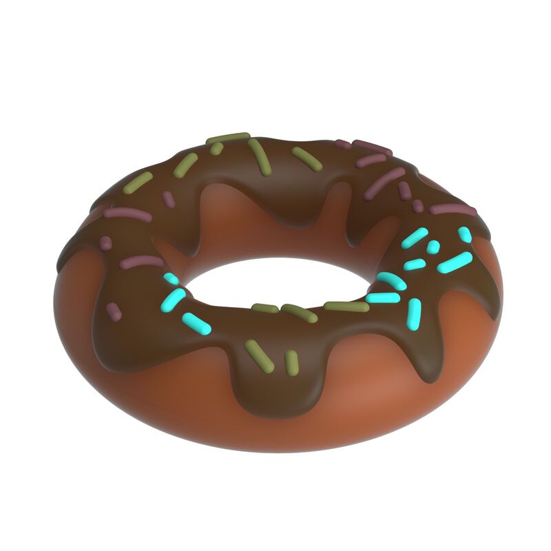 FOR HIM – Pretty Love - Anel De Pênis Super Donut Marrom - Image 5