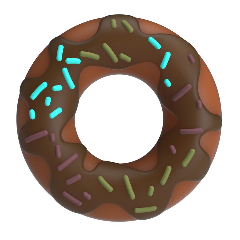 FOR HIM – Pretty Love - Anel De Pênis Super Donut Marrom