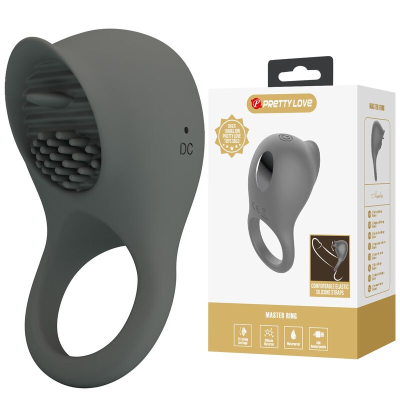 FOR HIM – Pretty Love - Anel Vibratório Recarregável Com Estimulação Oral - Image 9