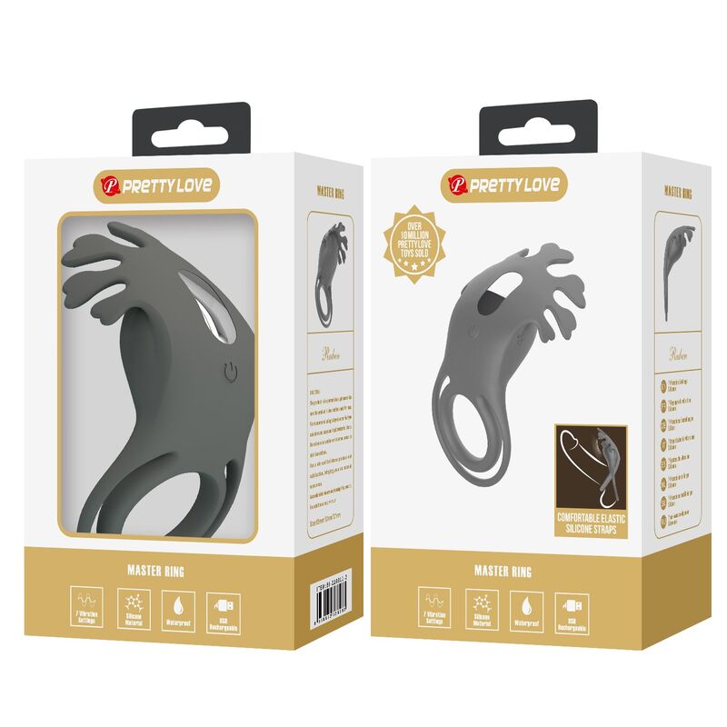 FOR HIM – Pretty Love - Anel Vibratório Recarregável Com Estimulador - Image 11
