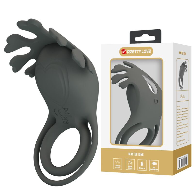 FOR HIM – Pretty Love - Anel Vibratório Recarregável Com Estimulador - Image 10