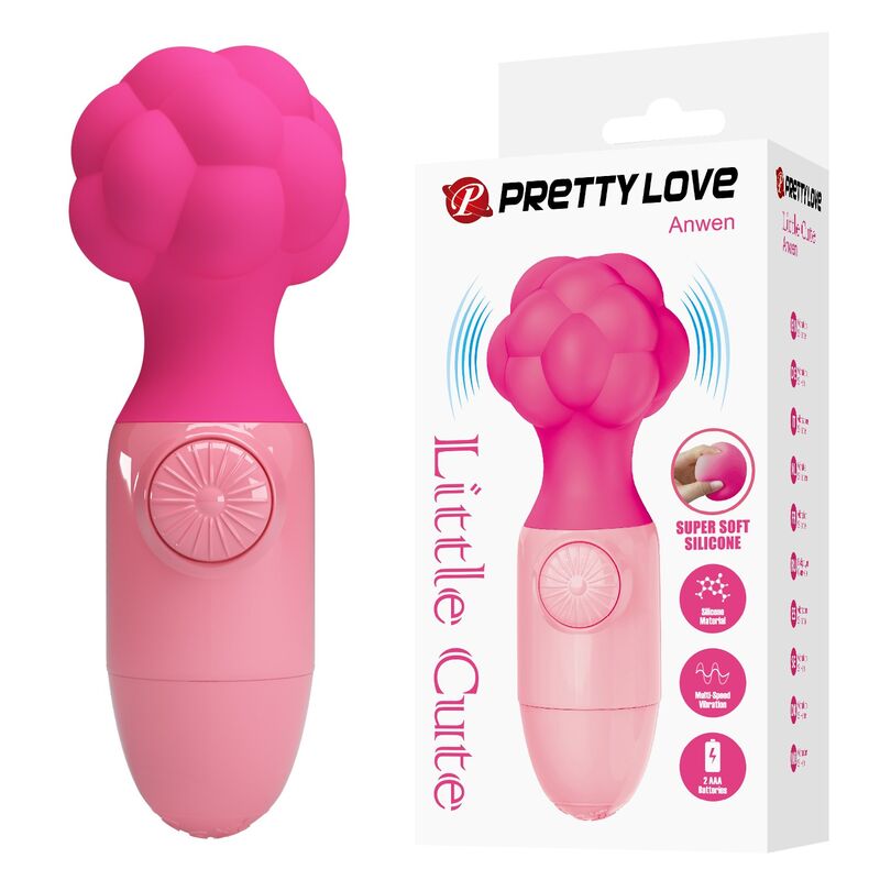 HIGH TECH – Pretty Love - Mini Massagador Anwen Rosa - Image 9