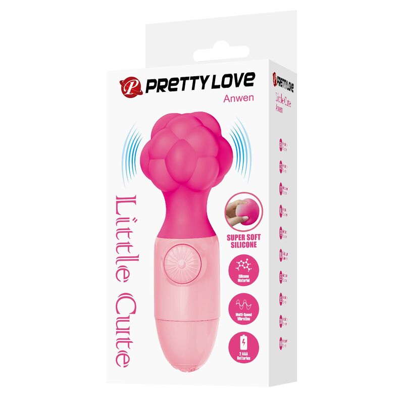 HIGH TECH – Pretty Love - Mini Massagador Anwen Rosa - Image 2