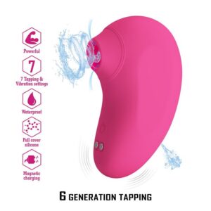 HIGH TECH – Pretty Love - Arila Estimulador Clitoriano Recarregável Com Sucção E Vibração Rosa