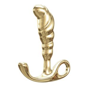 PRETTYLOVE – Pretty Love - Massageador De Próstata Jack Em Liga De Zinco Dourado