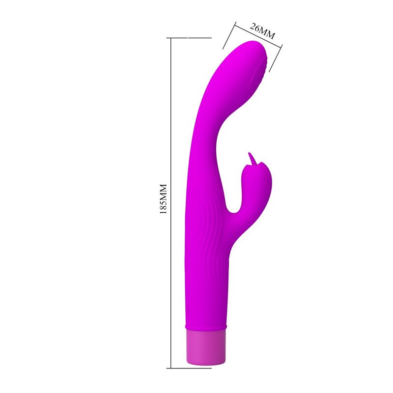 HIGH TECH – Pretty Love - Vibrador Jene Com Dupla Estimulação Do Ponto G E Do Clitóris - Roxo - Image 9