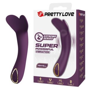 HIGH TECH – Pretty Love - Vibrador Recarregável Kenyell Com 10 Funções - Roxo
