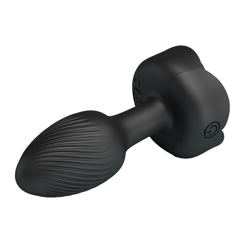 ANAL TOYS – Pretty Love - Plug Anal Vibratório Recarregável Com 10 Modos - Preto - Image 8