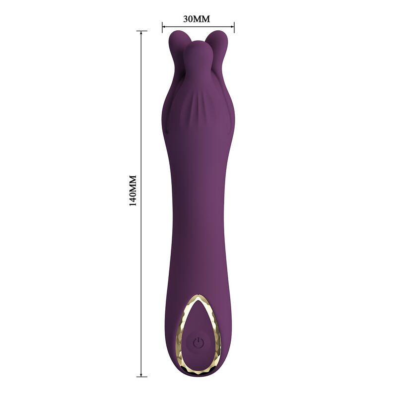 HIGH TECH – Pretty Love - Vibrador Recarregável Lunao Com 10 Funções Roxo - Image 9