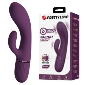 HIGH TECH – Pretty Love - Margie Vibrador Coelho Recarregável Com 10 Funções Roxo