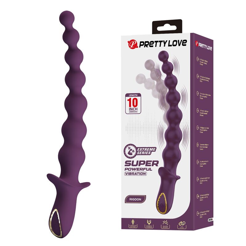 ANAL TOYS – Pretty Love - Madison Vibrador Anal Recarregável Com 10 Funções