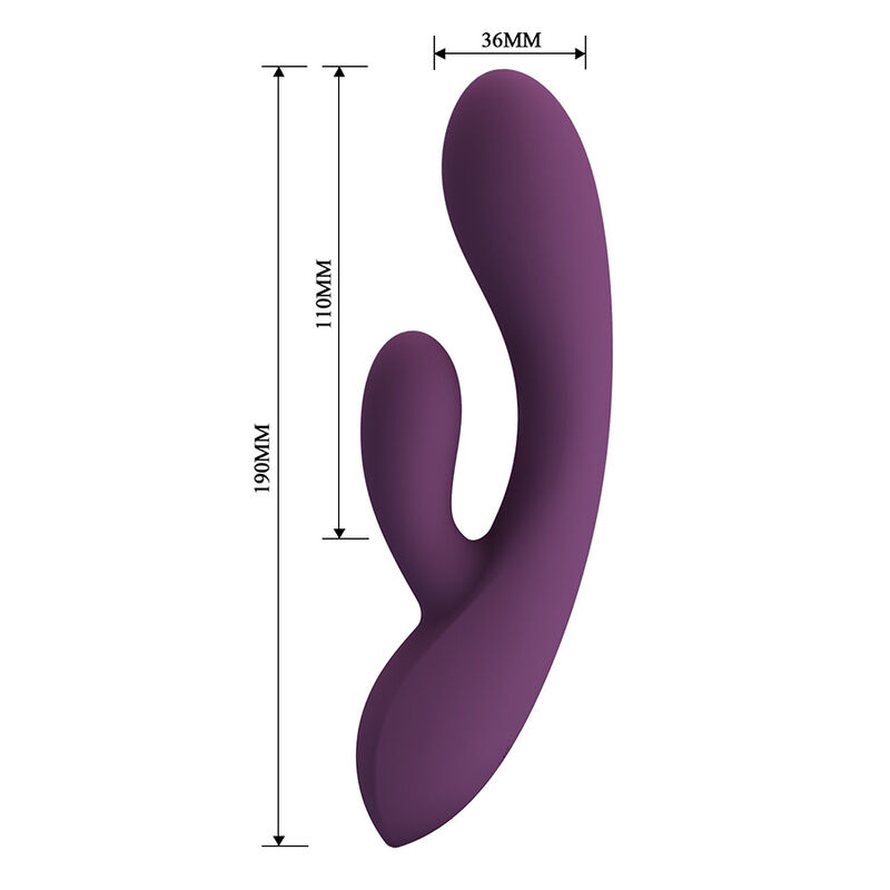 HIGH TECH – Pretty Love - Vibrador Coelho Recarregável Rosolyn Com 10 Funções - Image 10