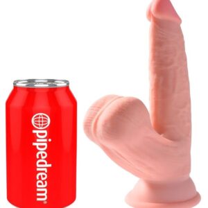 Fotografia do Dildo 3D com Bolas Balançando 12,7 cm