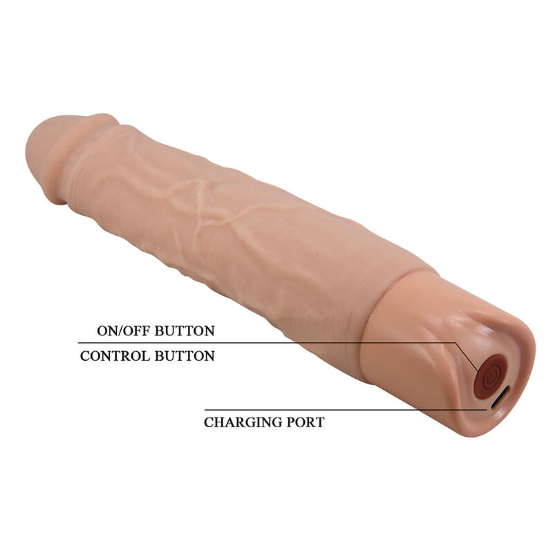 DILDOS – Pretty Love - Kessler Dildo Vibratório Realista Com 10 Modos De Vibração E 10 Níveis De Profundidade, 22 Cm Natural - Image 7