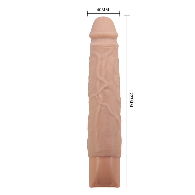 DILDOS – Pretty Love - Kessler Dildo Vibratório Realista Com 10 Modos De Vibração E 10 Níveis De Profundidade, 22 Cm Natural - Image 9