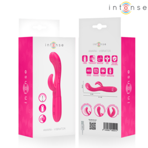 INTENSE HIGH TECH – Intense - Amara Vibrador Com Língua Estimulante 10 Vibrações Rosa