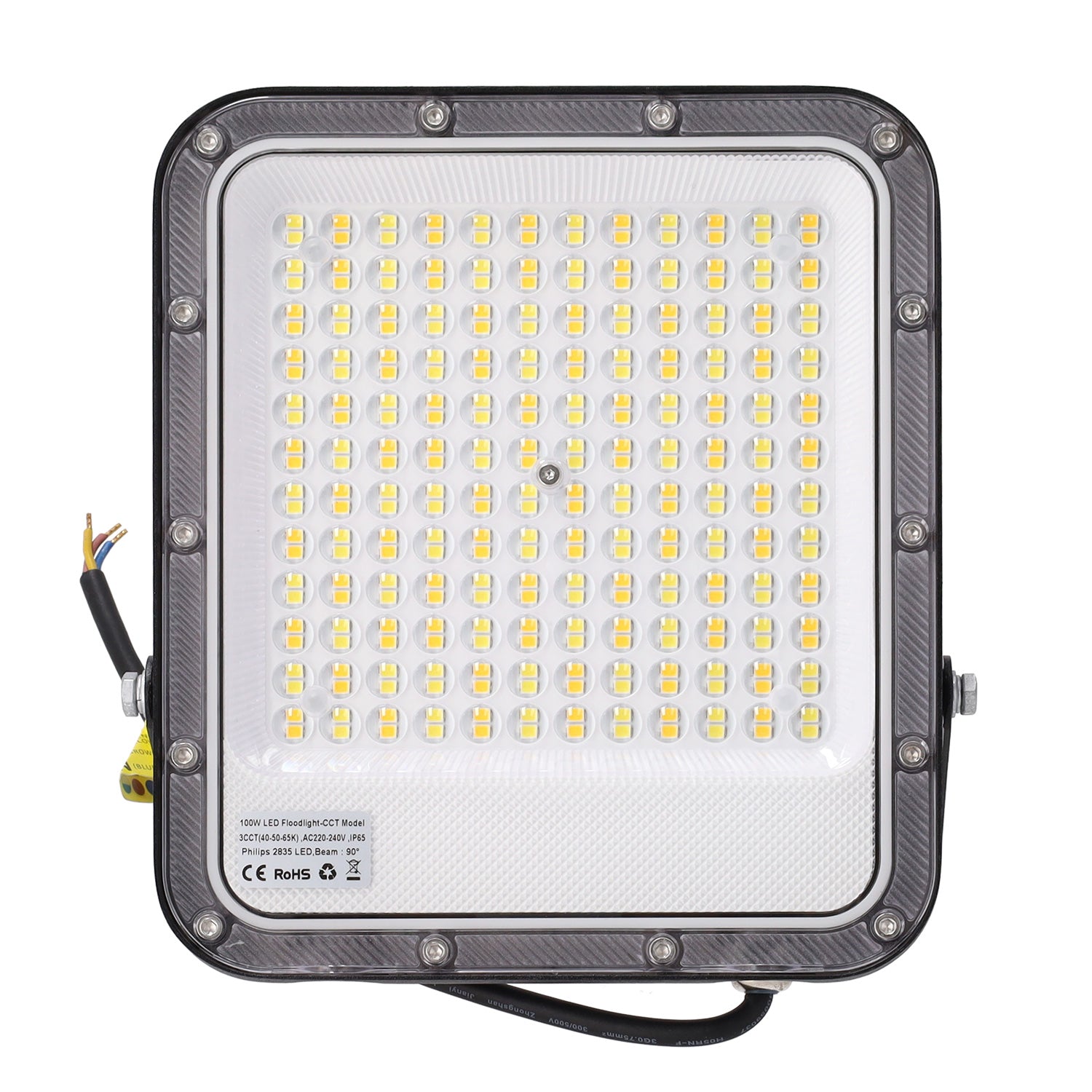 Projetor LED 100 W 110 lm/W 90º 220-240 V AC IP65 CCT (temperatura de cor ajustável) 4000/5000/6500 K - Image 3