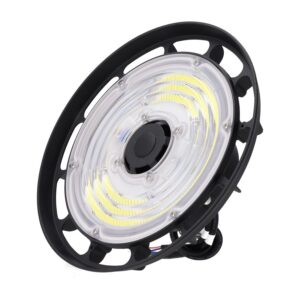 Fotografia da Luminária LED high bay 100 W (72 W-96 W-120 W) 200 lm/W Philips SMD2835 driver Lifud regulável 1-10 V 6.000 K IP65