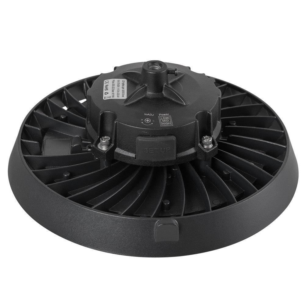 LED high bay 100 W ( 72 W-96 W-120 W ) 18000 lm driver Lifud regulável 1-10 V Philips cw chip 6000 K 90º - Image 5