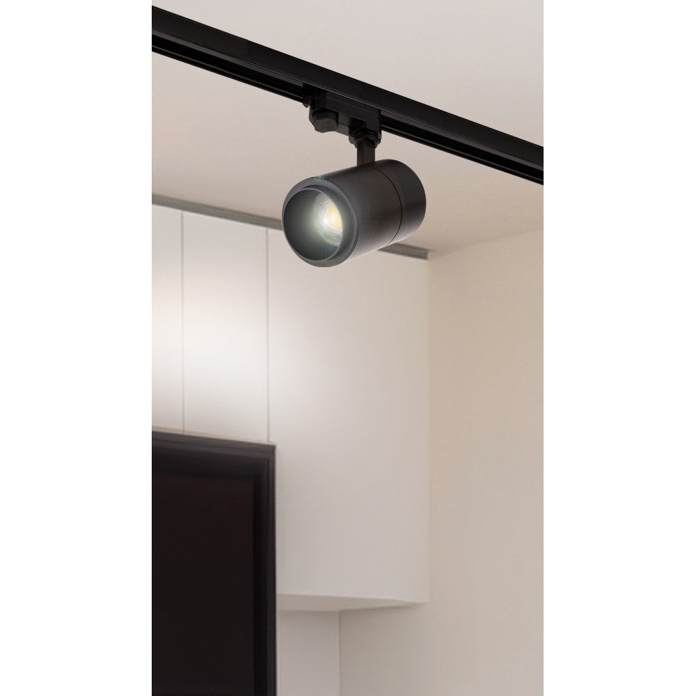 Foco de carril LED TRIAC multiángulo 15-60º 30 W, 2700 lm, CRI90 3 CCT monofásico - Image 3