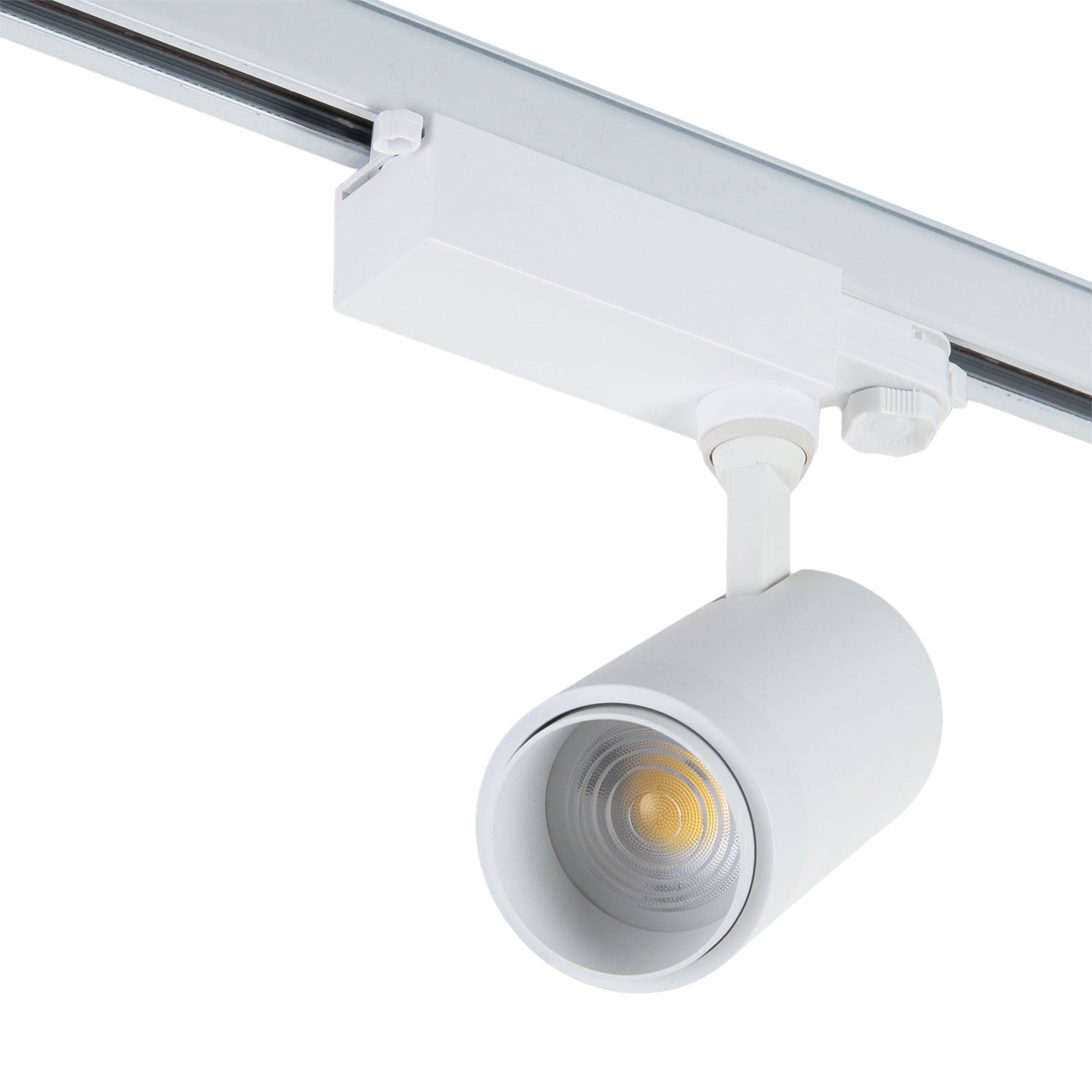 Fotografia do Foco de carril LED multiángulo TRIAC 30 W 2700 lm CRI90 3 CCT monofásico